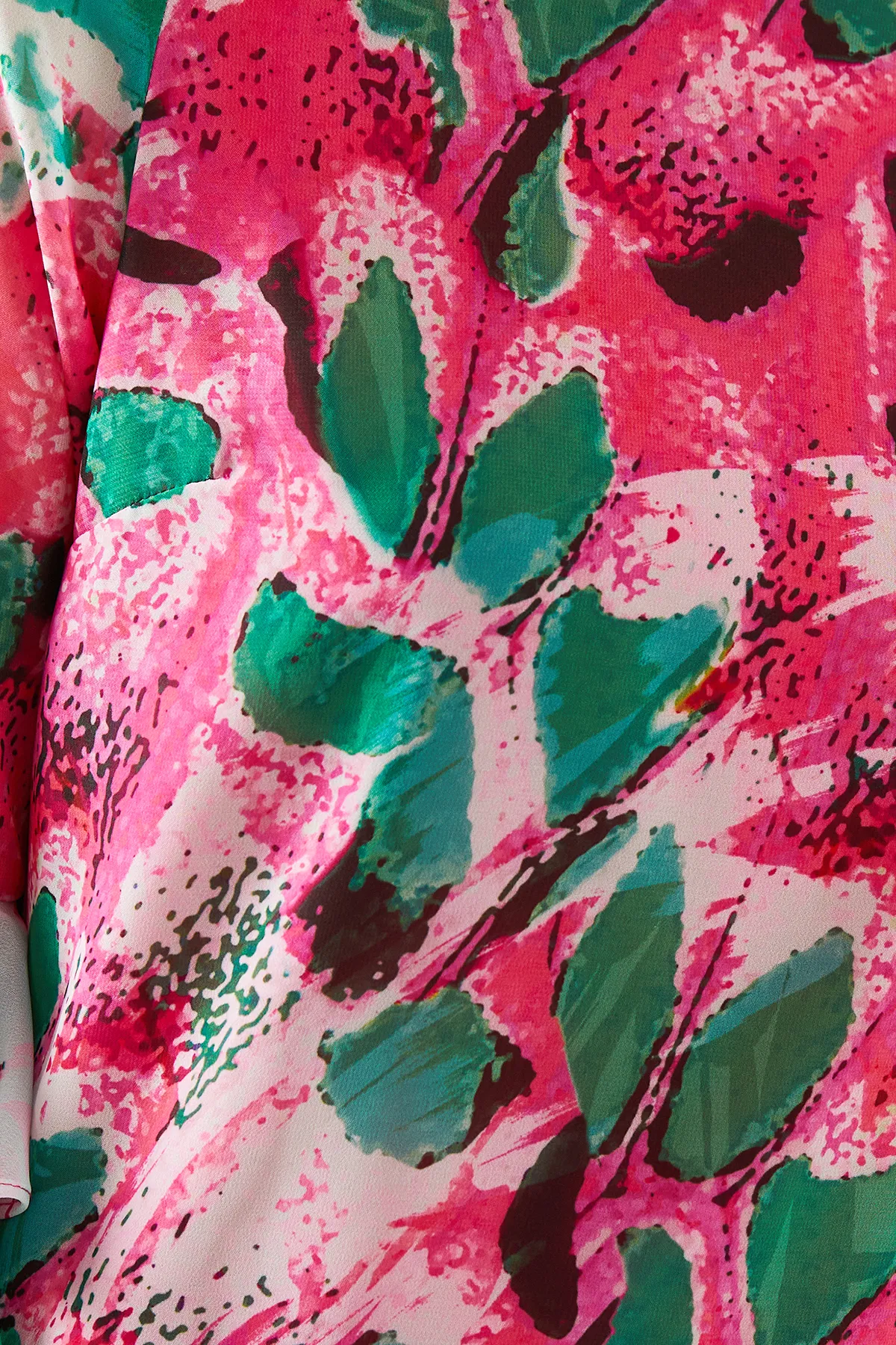 Abstract Ruffle Sleeve Chiffon Shift Dress 5 Abstract Ruffle Sleeve Chiffon Shift Dress