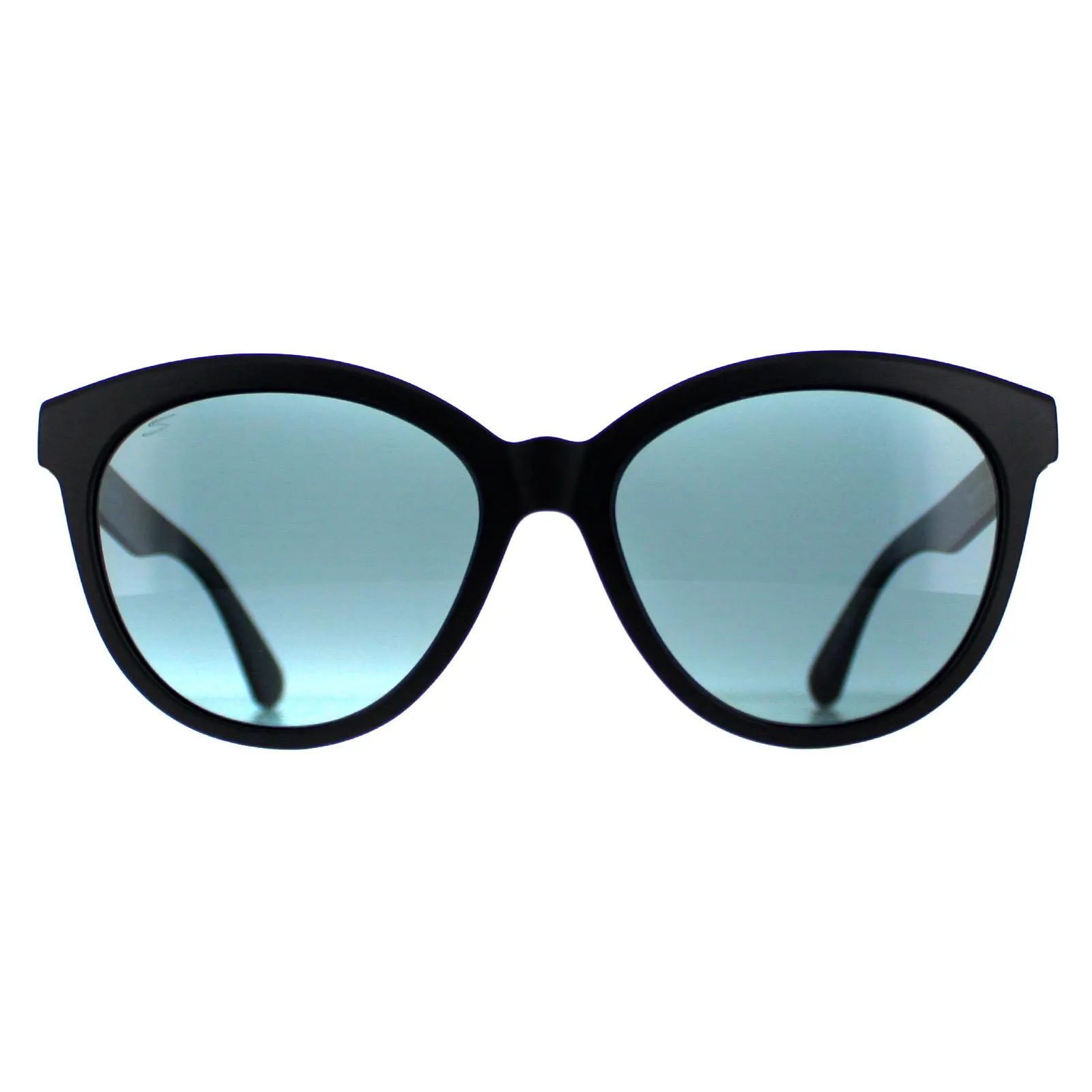 Round Matte Black Saturn Polarized Petrol Blue Endee 1 Round Matte Black Saturn Polarized Petrol Blue Endee