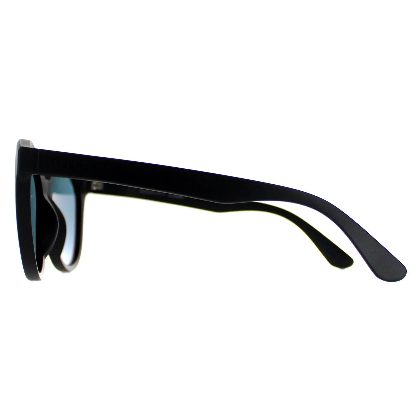 Round Matte Black Saturn Polarized Petrol Blue Endee 3 Round Matte Black Saturn Polarized Petrol Blue Endee