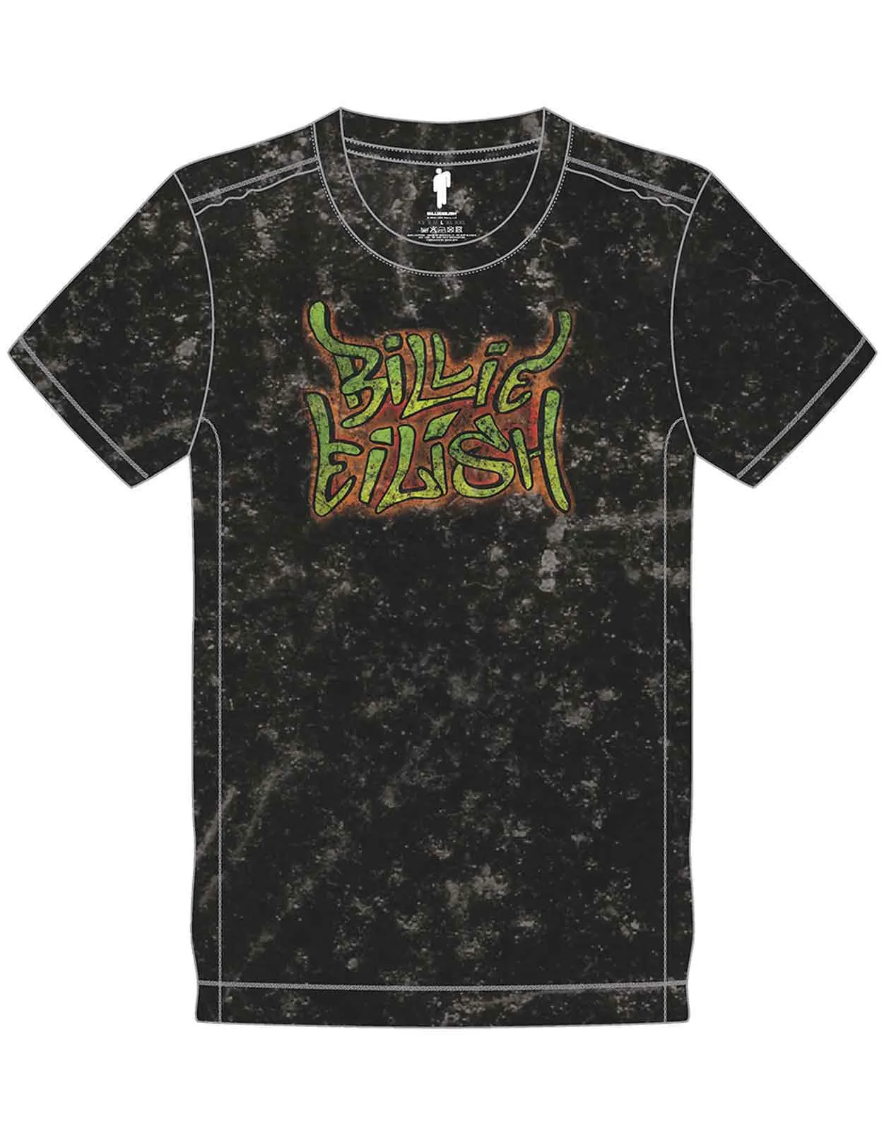 Graffiti Snow Wash T Shirt