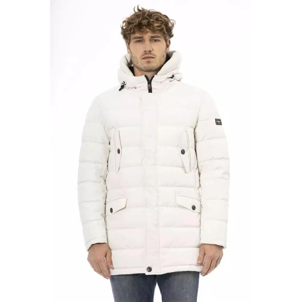 Hooded Padded Jacket with Multiple Pockets and Quilted Design- 1 Hooded Padded Jacket with Multiple Pockets and Quilted Design-