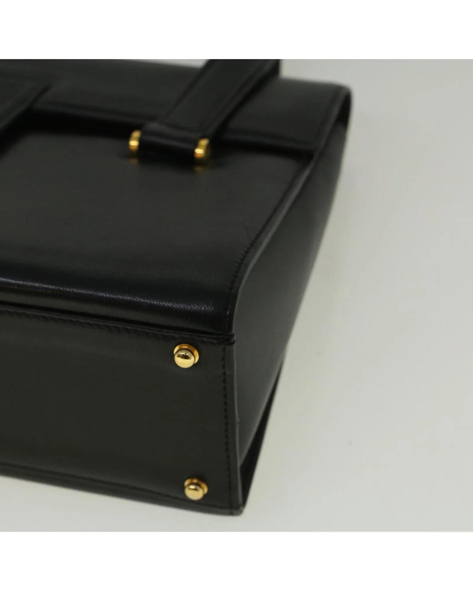PrelovedLeather TopHandle Handbag- Black 9 PrelovedLeather TopHandle Handbag- Black
