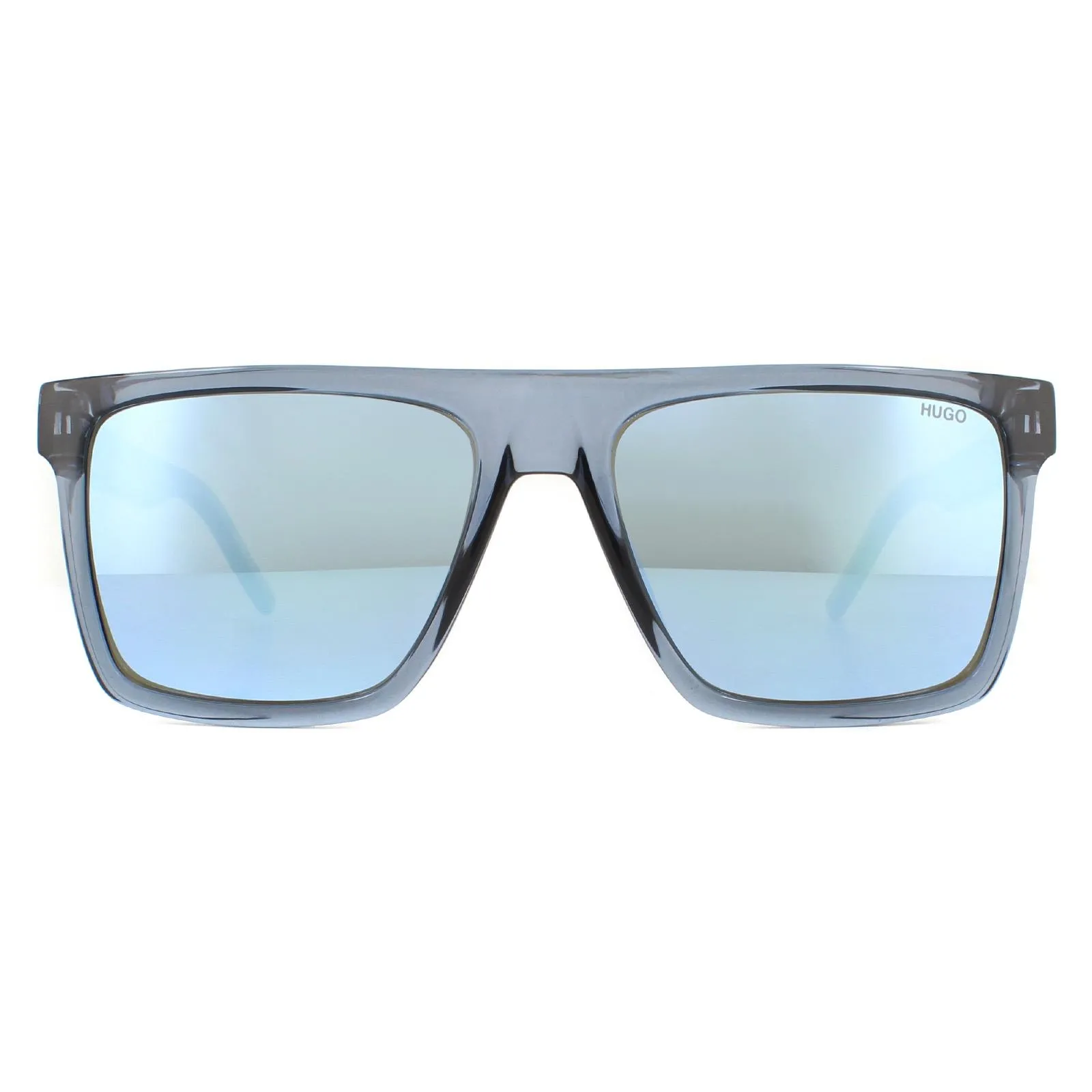 Square Crystal Blue Blue Mirror Sunglasses 1 Square Crystal Blue Blue Mirror Sunglasses