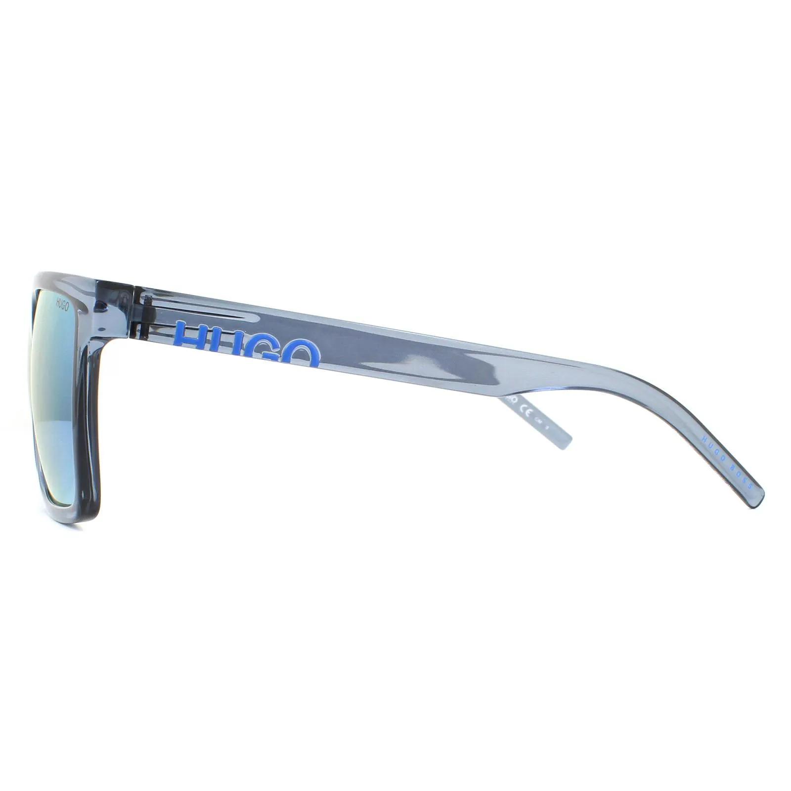 Square Crystal Blue Blue Mirror Sunglasses 3 Square Crystal Blue Blue Mirror Sunglasses