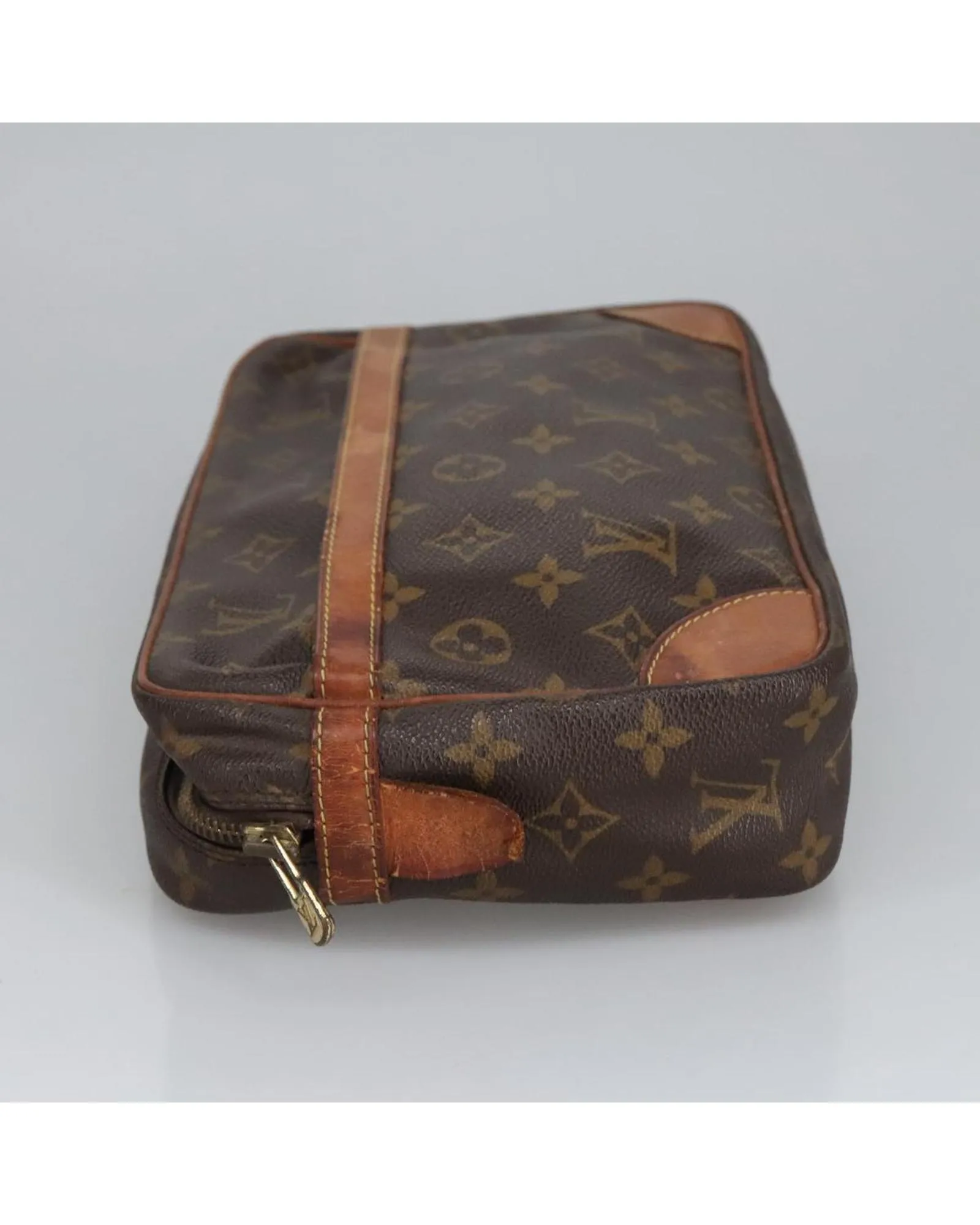 Preloved Monogram Canvas Travel CaseClutches 3 Preloved Monogram Canvas Travel CaseClutches