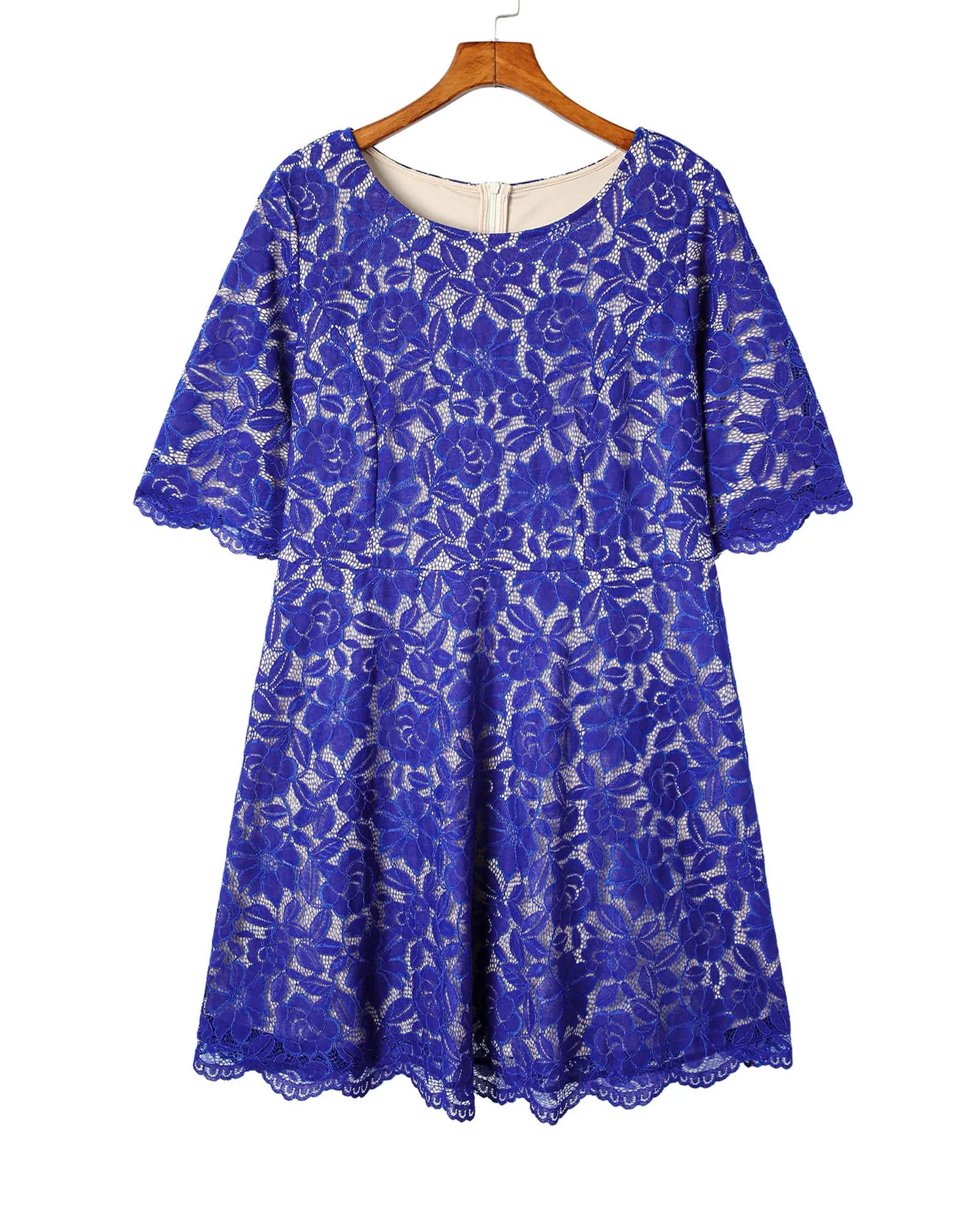 Lace Illusion Skater Dress 2 Lace Illusion Skater Dress