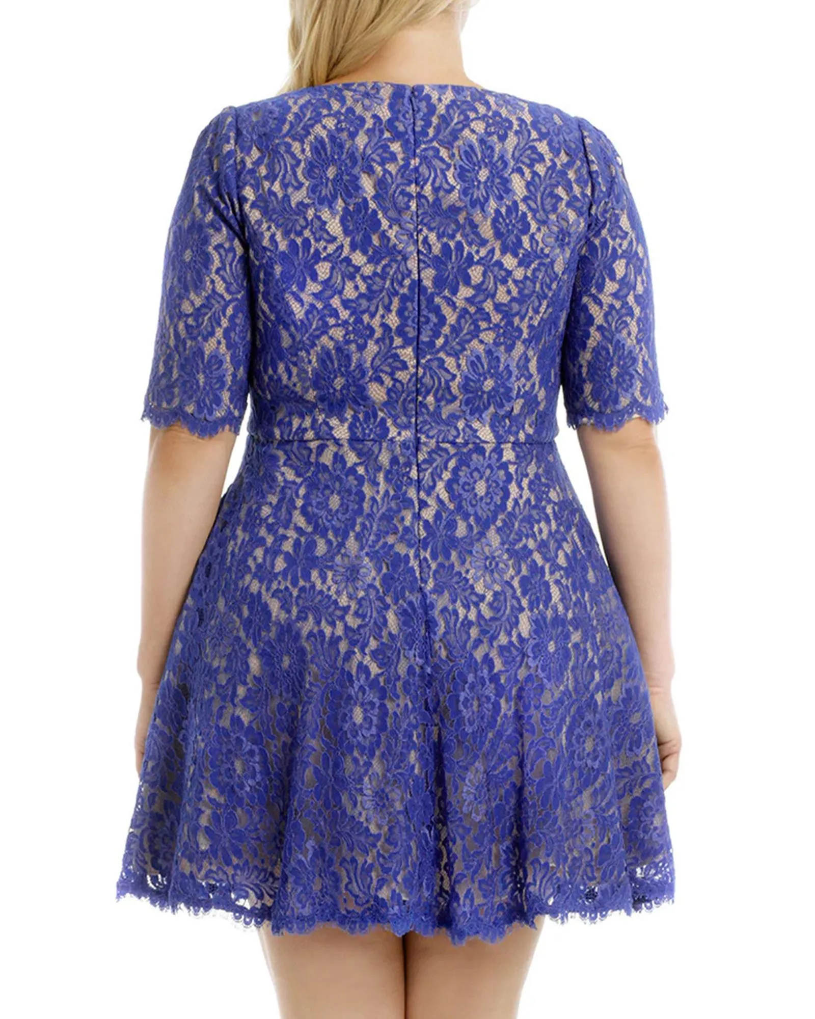 Lace Illusion Skater Dress 5 Lace Illusion Skater Dress