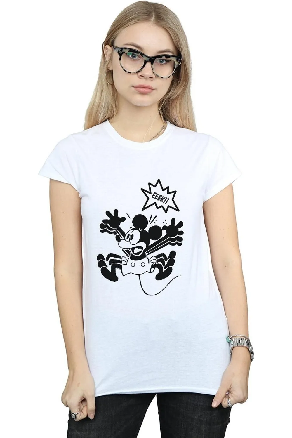 Mickey Mouse EEEEEK! Cotton T-Shirt 1 Mickey Mouse EEEEEK! Cotton T-Shirt