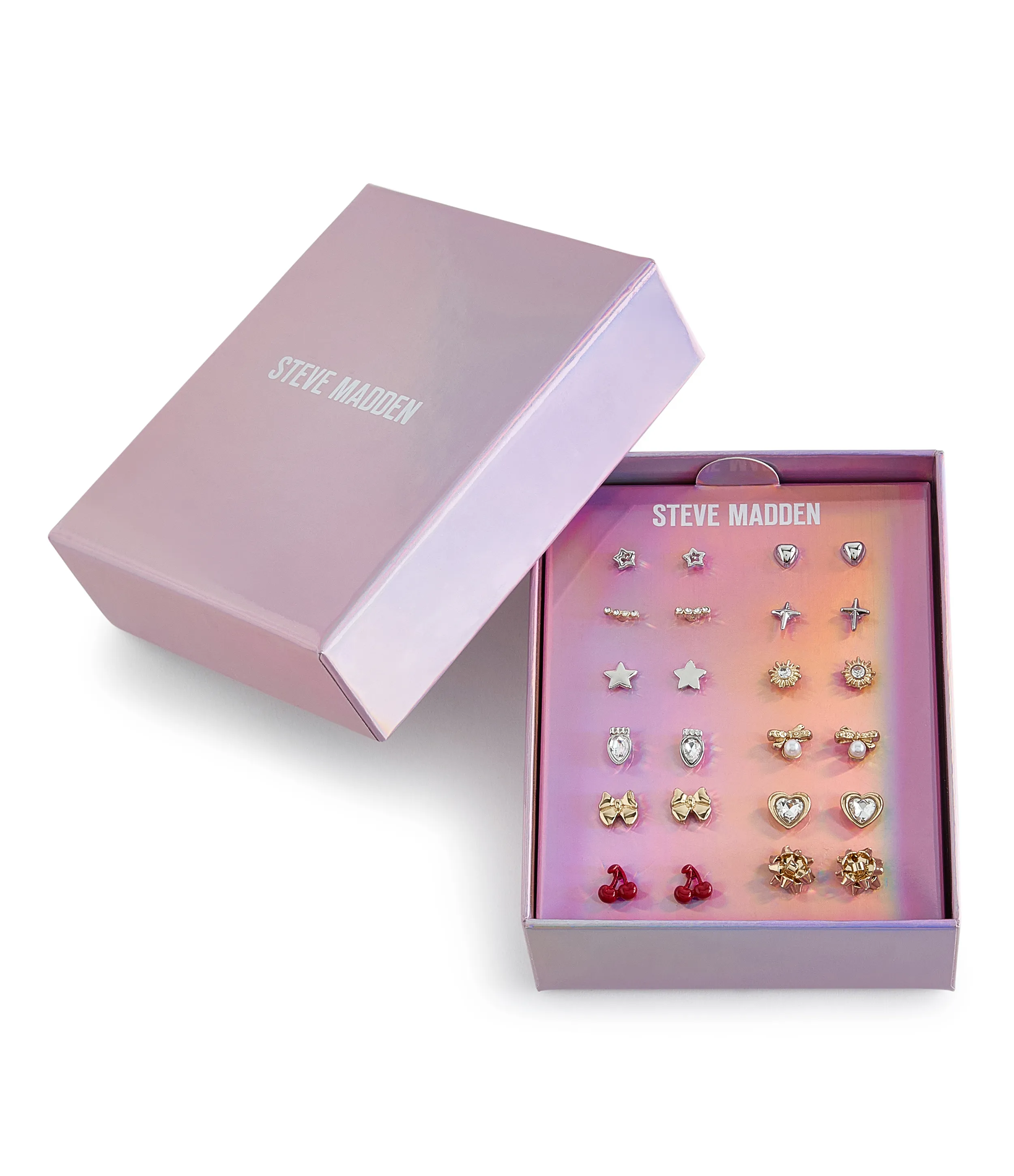 Bow Mixed Stud Earring 12-Piece Set 4 Bow Mixed Stud Earring 12-Piece Set