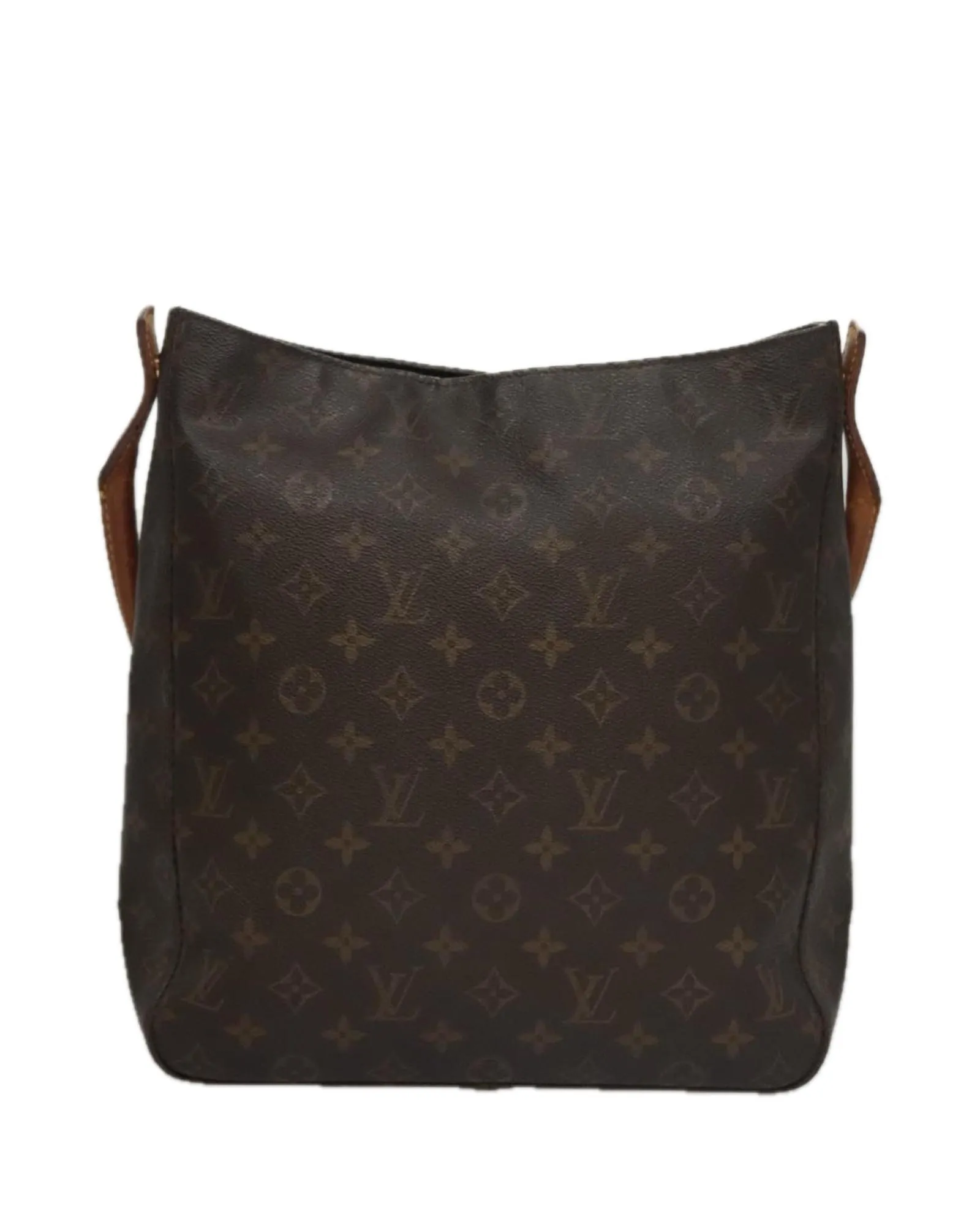 Preloved Monogram Canvas Classic Shoulder Bag Women 2 Preloved Monogram Canvas Classic Shoulder Bag Women