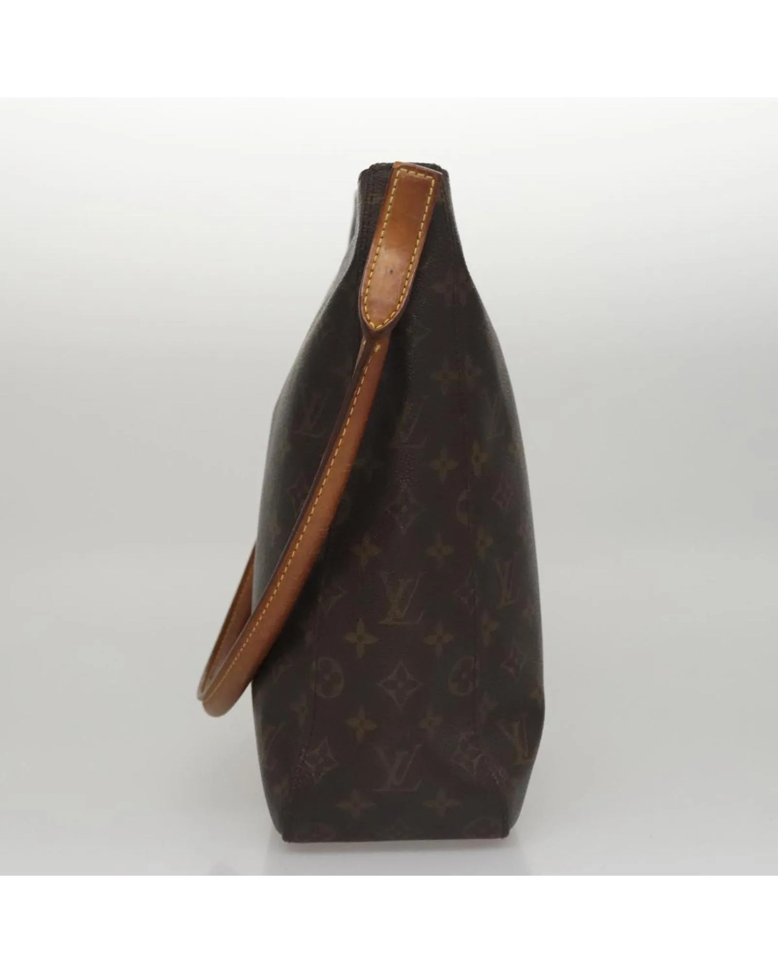 Preloved Monogram Canvas Classic Shoulder Bag Women 3 Preloved Monogram Canvas Classic Shoulder Bag Women