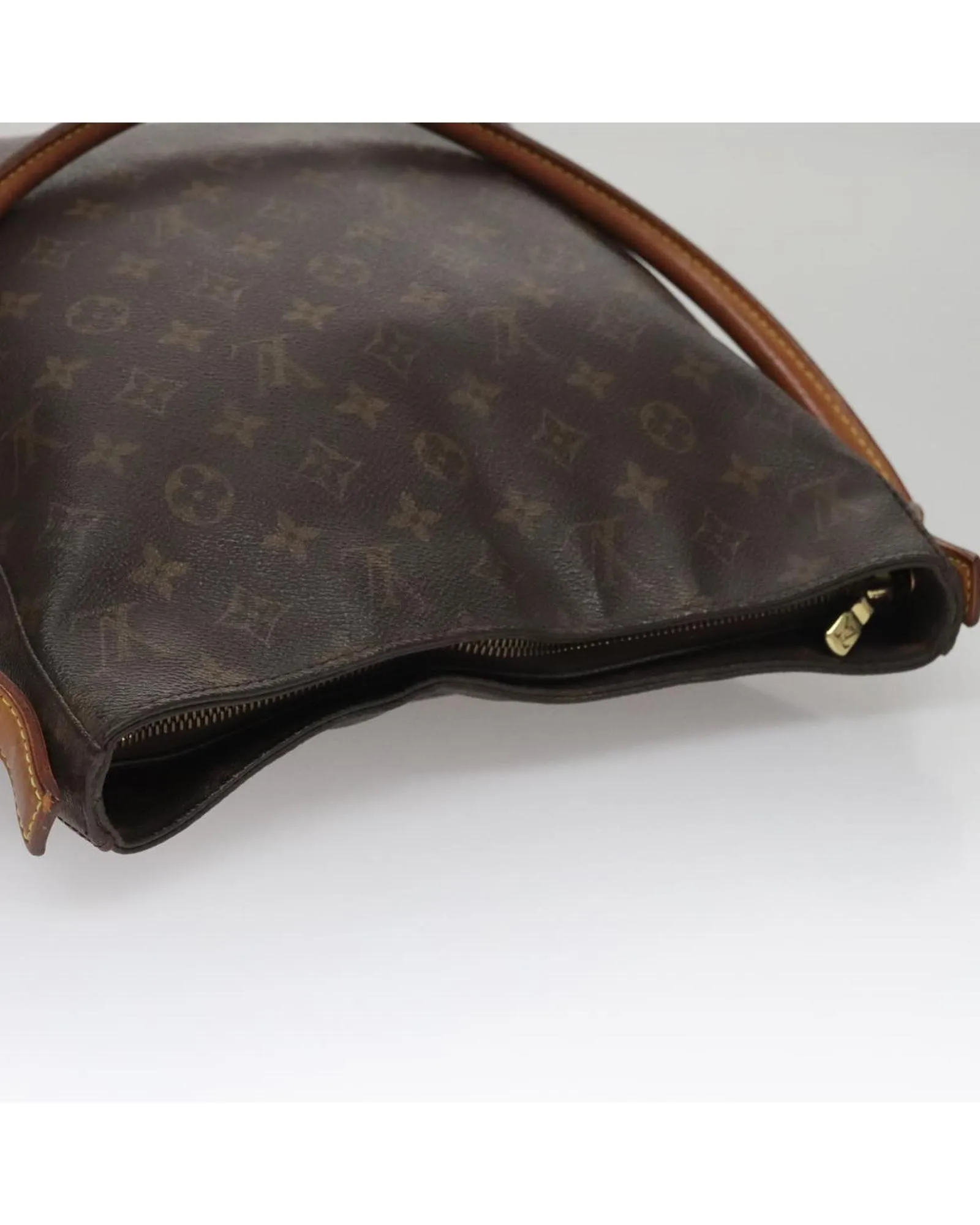Preloved Monogram Canvas Classic Shoulder Bag Women 7 Preloved Monogram Canvas Classic Shoulder Bag Women