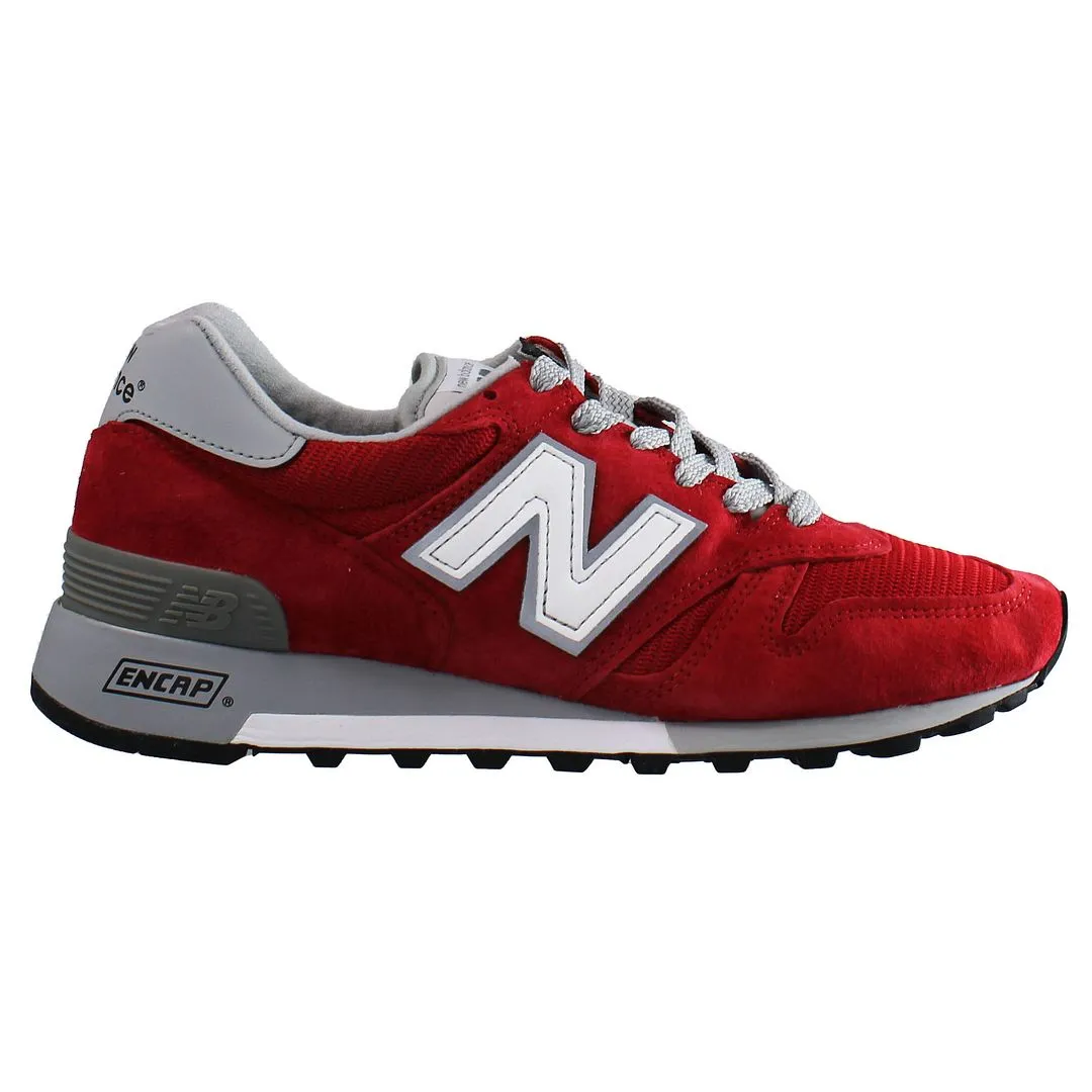 1300 Lace-Up Red Synthetic Trainers