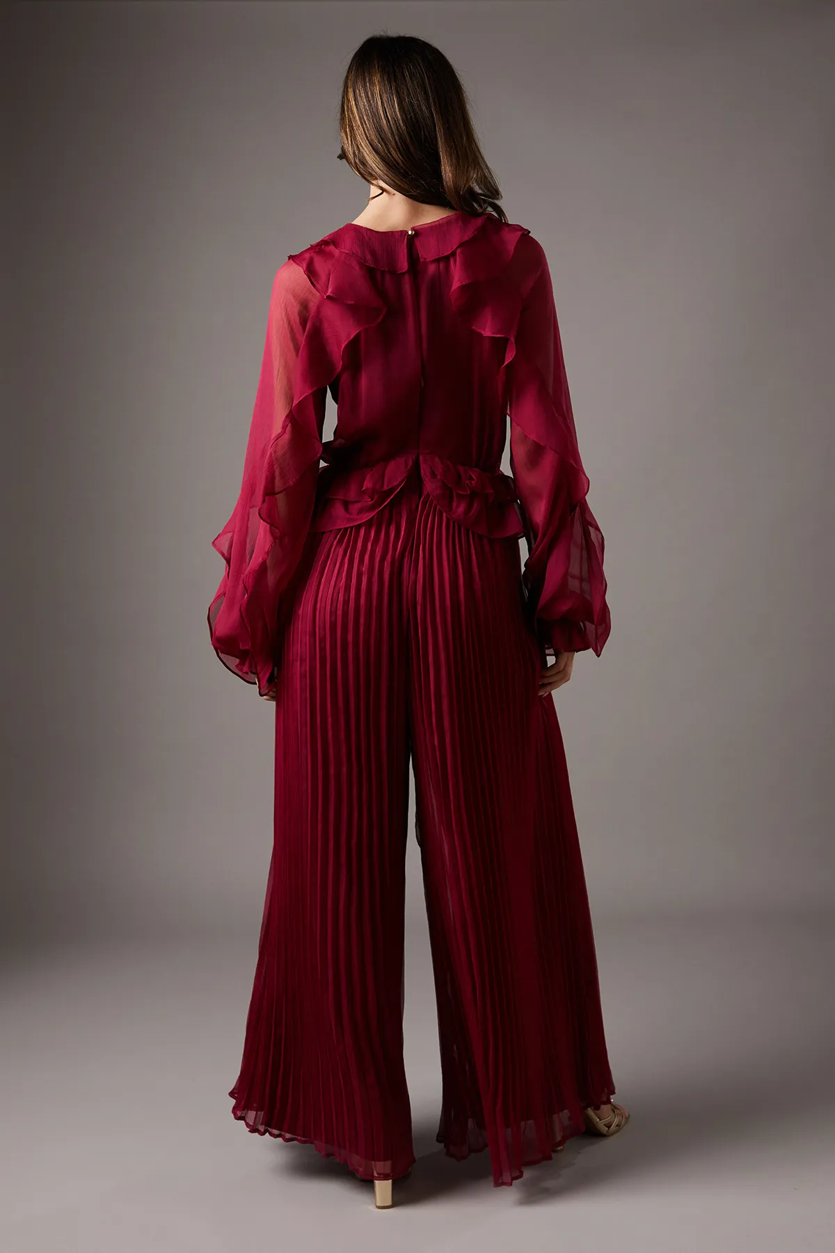 Soft Chiffon Frill Jumpsuit 3 Soft Chiffon Frill Jumpsuit