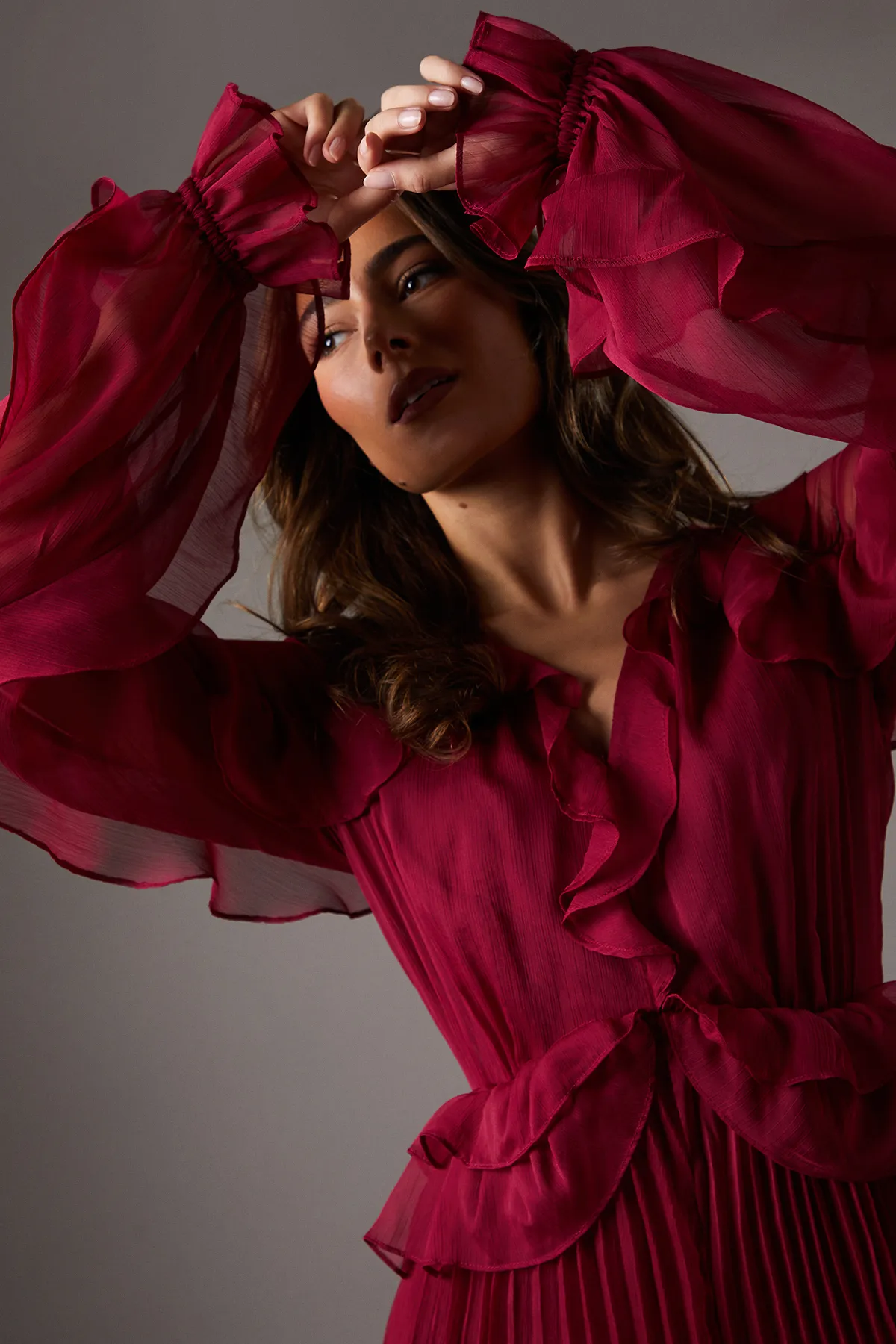 Soft Chiffon Frill Jumpsuit 4 Soft Chiffon Frill Jumpsuit