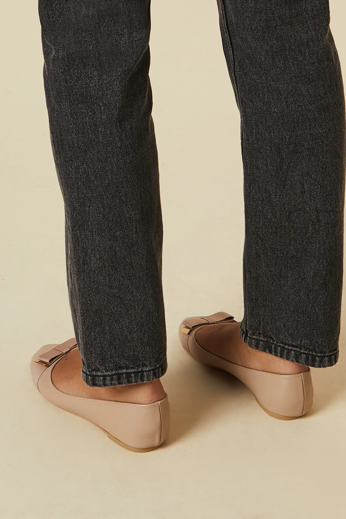 Violet Comfort Bow Detail Ballerinas 4 Violet Comfort Bow Detail Ballerinas
