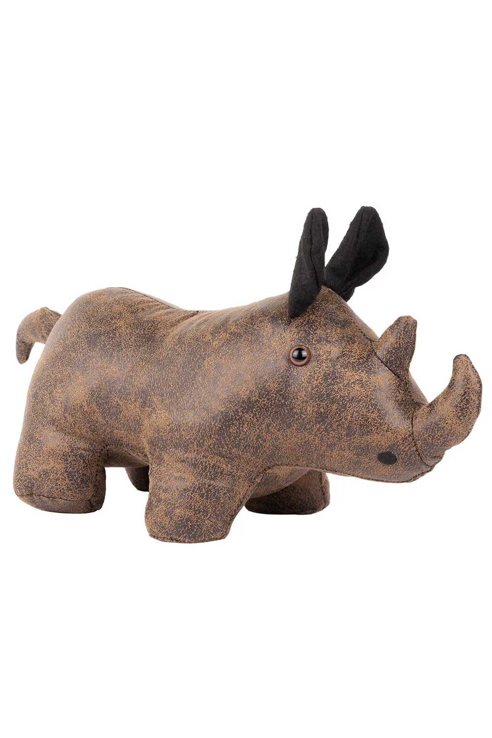 Rhino Faux Leather Novelty Door Stop