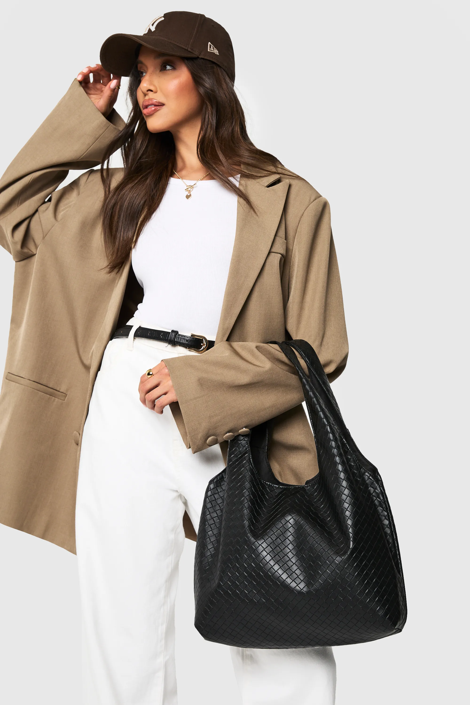 Woven Slouchy Tote Bag 1 Woven Slouchy Tote Bag