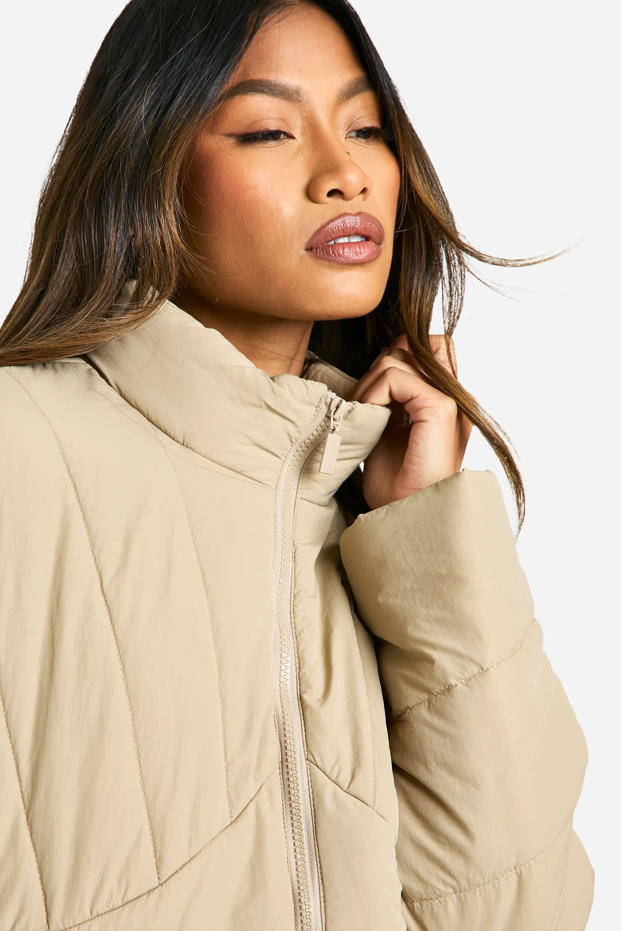 Seam Detail Puffer Jacket 4 Seam Detail Puffer Jacket