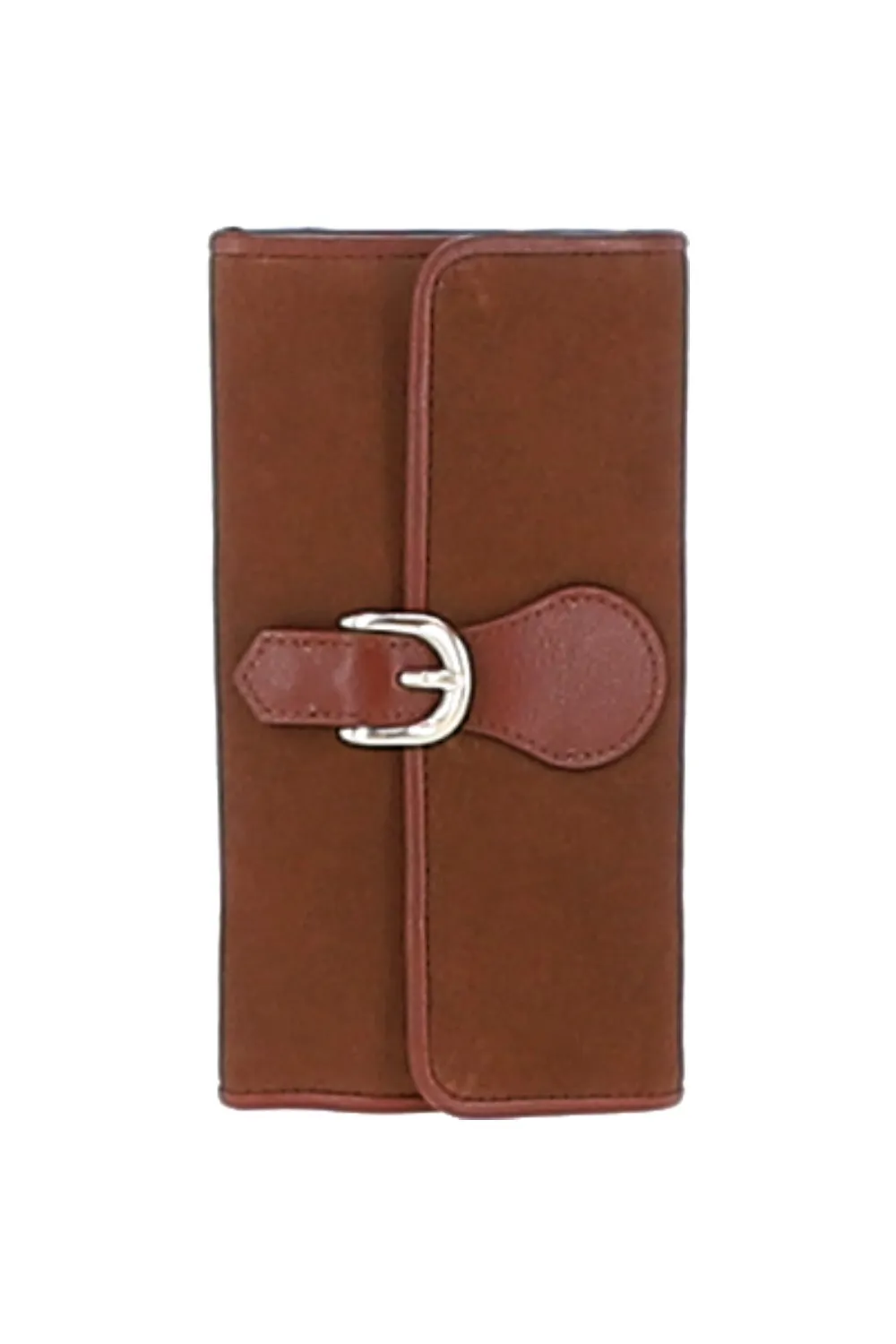 10 Card Suede Leather Purse 1 10 Card Suede Leather Purse