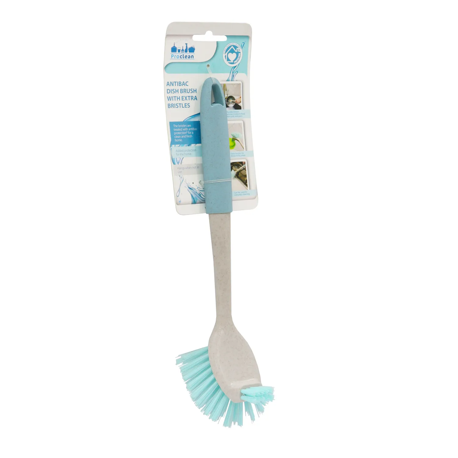 Pro Clean Anti-Bacteria Dish Brush with Extra Bristles