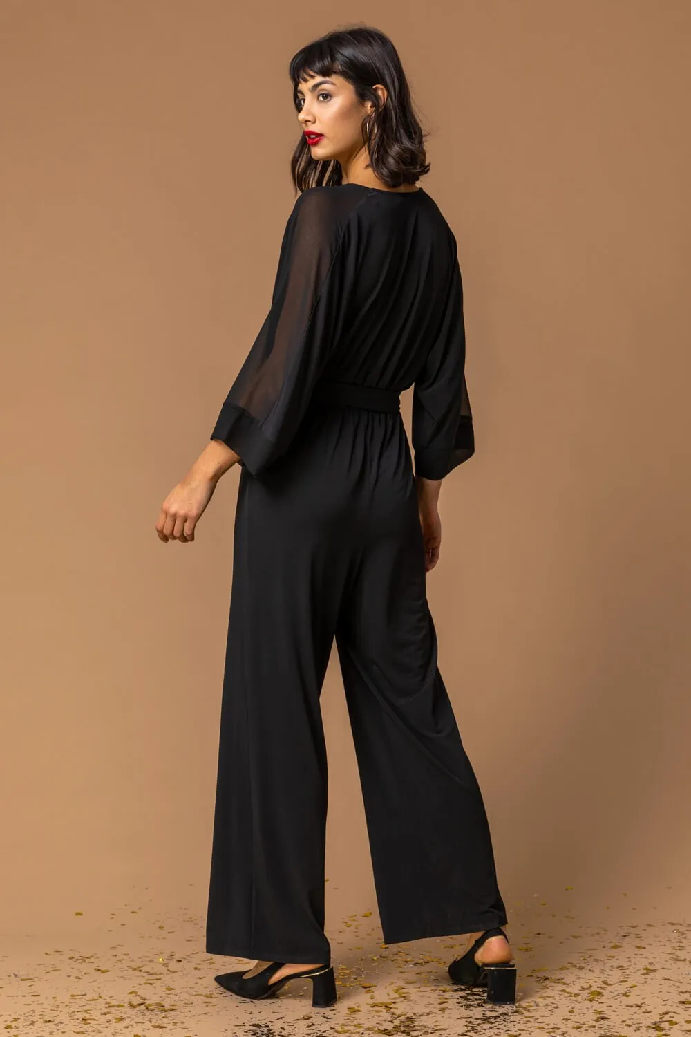 Belt Detail Wrap Jumpsuit 3 Belt Detail Wrap Jumpsuit