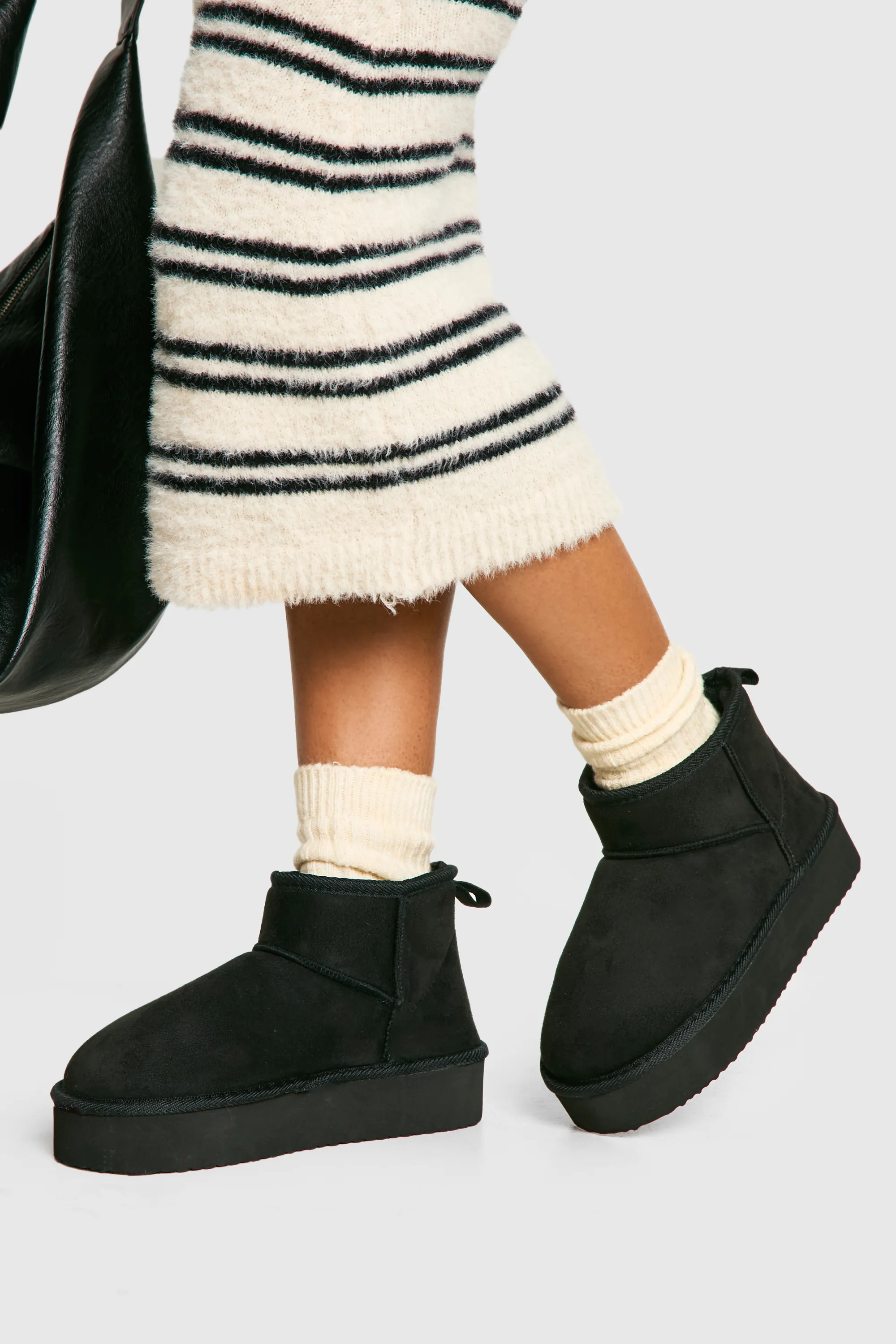 Platform Cosy Ankle Boots