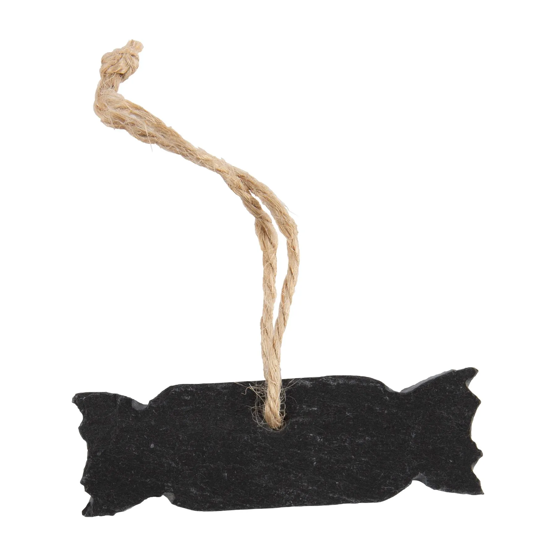 Slate Christmas Tree Decoration - 7.5 x 2.5cm - Cracker