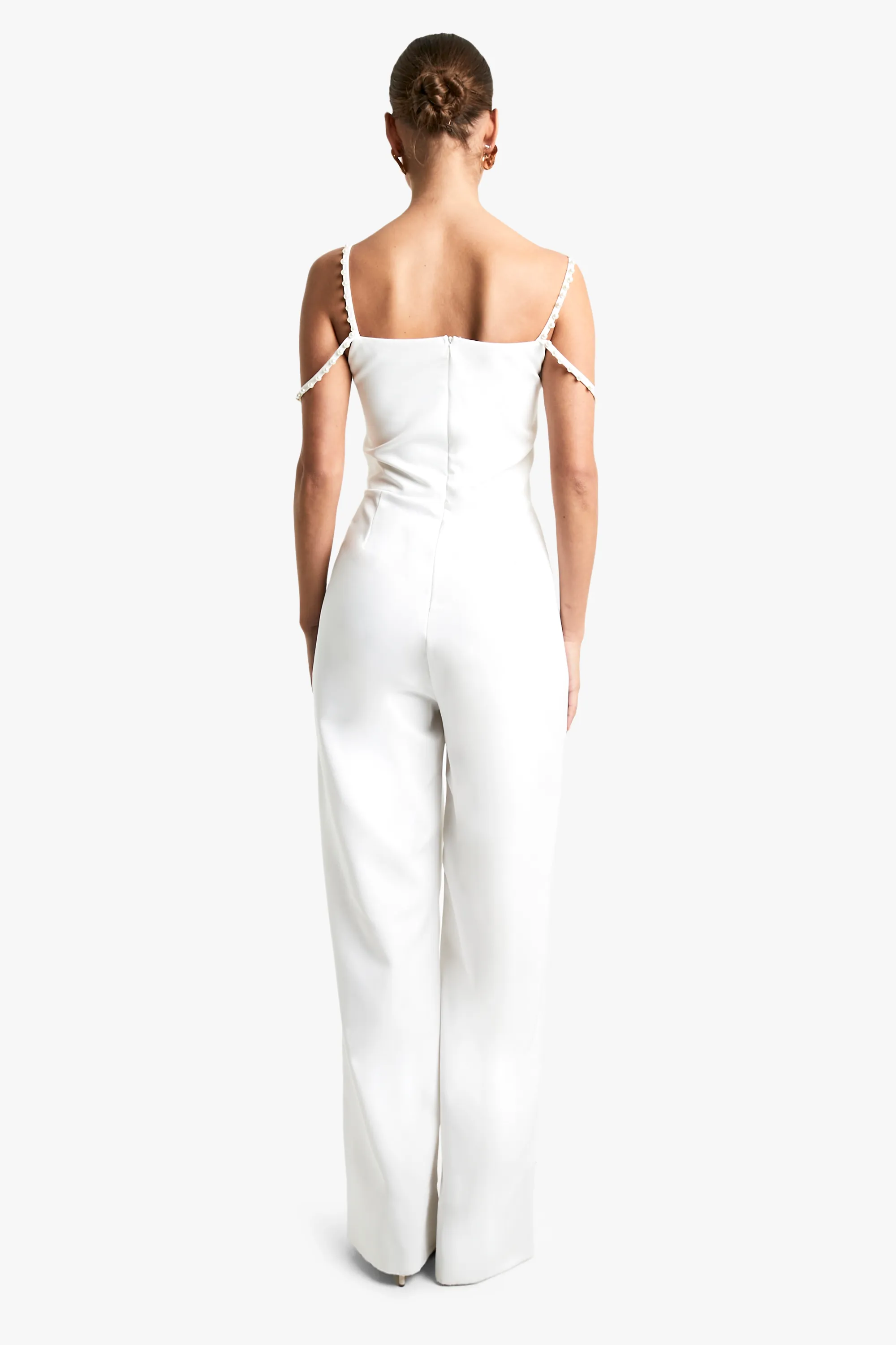 Pearl Strap Wide Leg Jumpsuit 2 Pearl Strap Wide Leg Jumpsuit