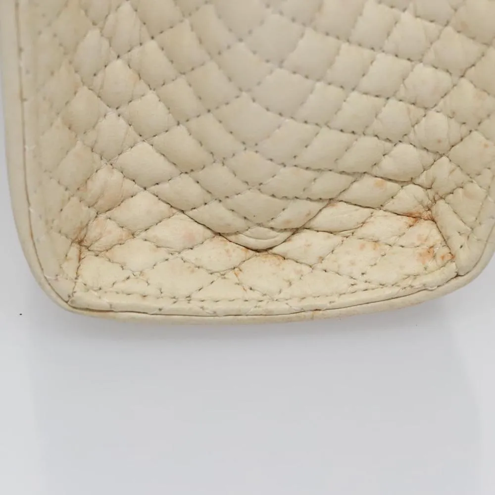 Preloved Quilted Convertible Handbag- White 6 Preloved Quilted Convertible Handbag- White