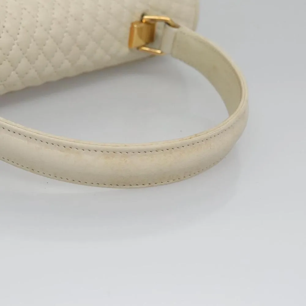 Preloved Quilted Convertible Handbag- White 9 Preloved Quilted Convertible Handbag- White