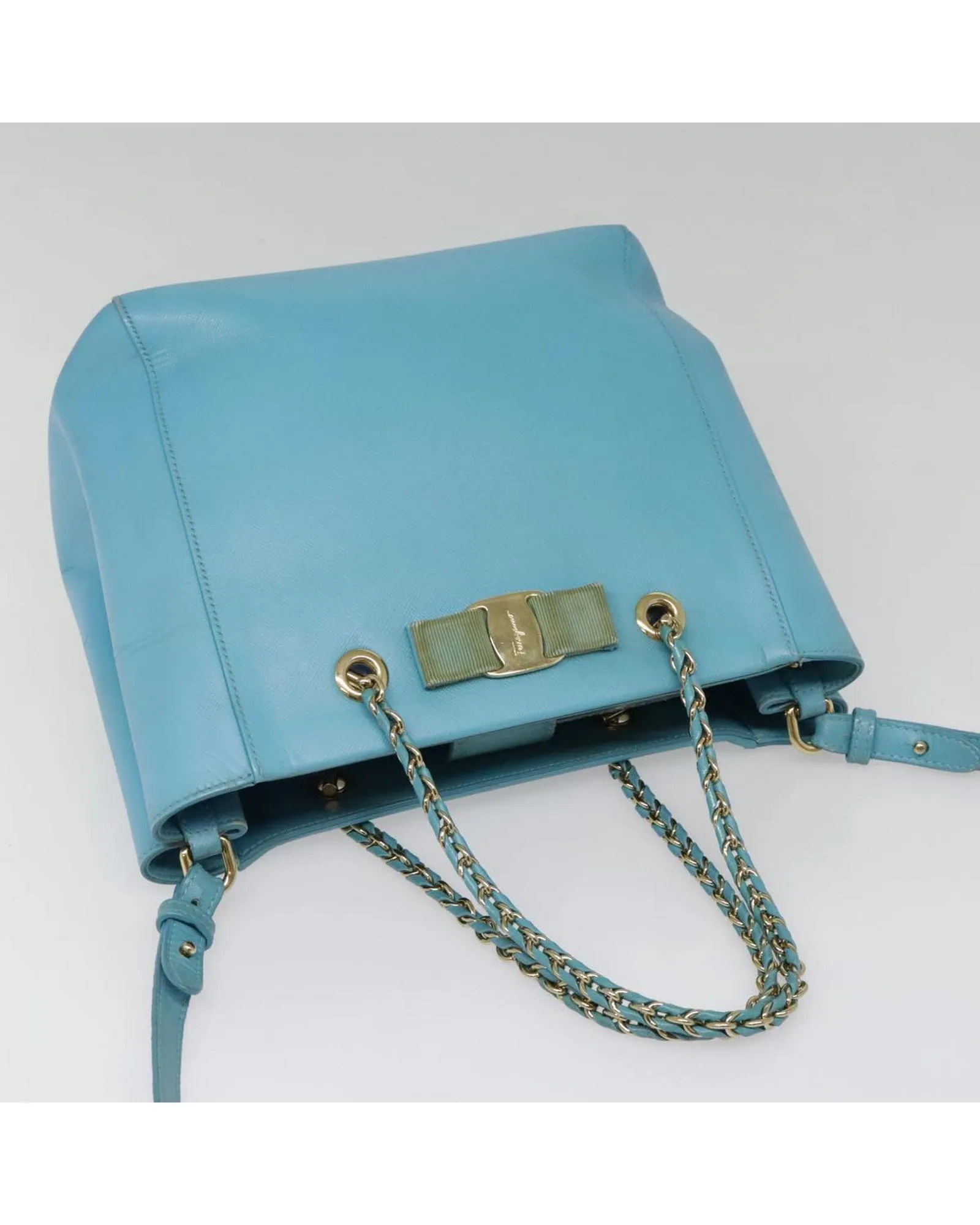 Preloved Amelia Shoulder Bag Light BlueHandbags 7 Preloved Amelia Shoulder Bag Light BlueHandbags