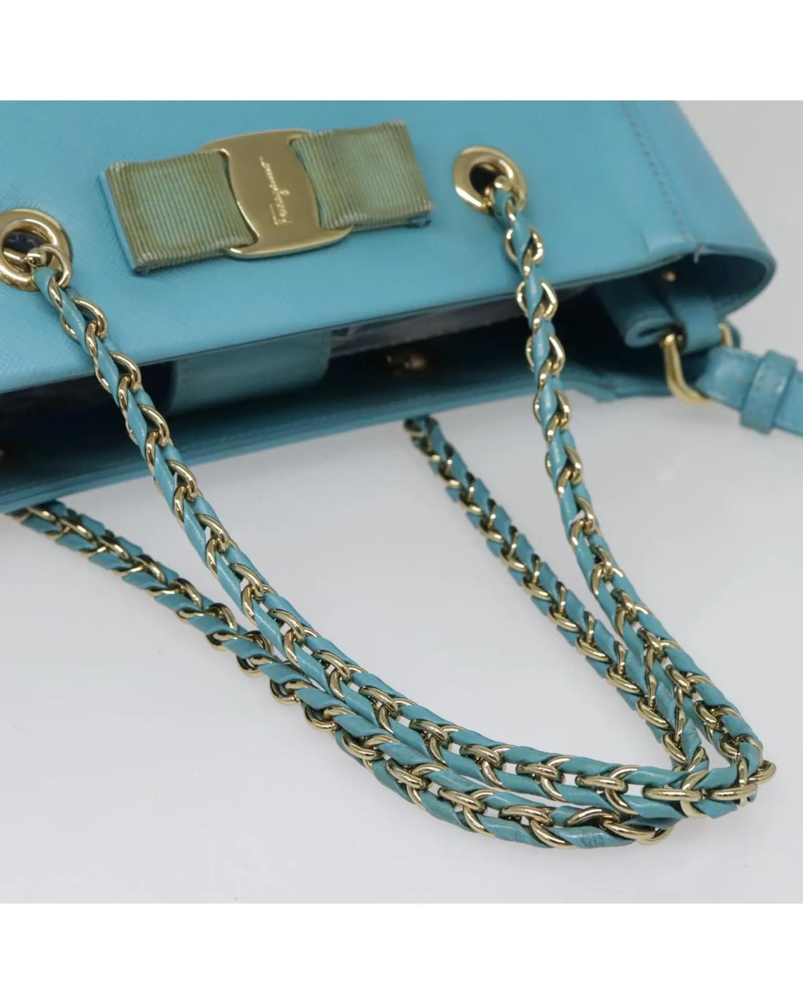Preloved Amelia Shoulder Bag Light BlueHandbags 8 Preloved Amelia Shoulder Bag Light BlueHandbags