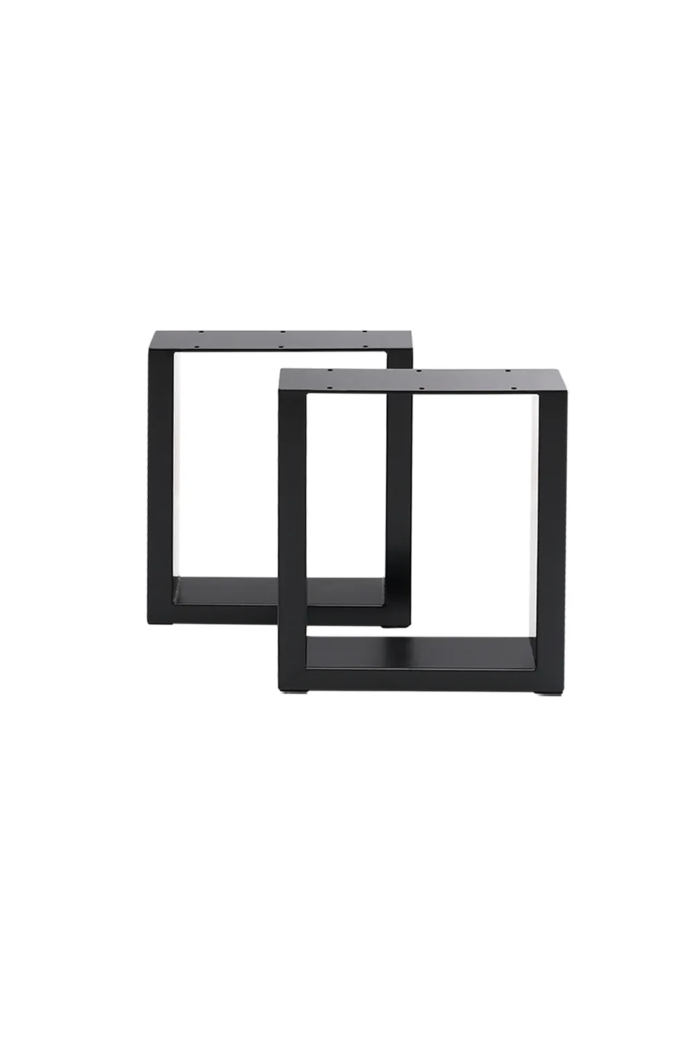 60x7x71cm Industrial Heavy Duty Rectangular Iron Table Legs