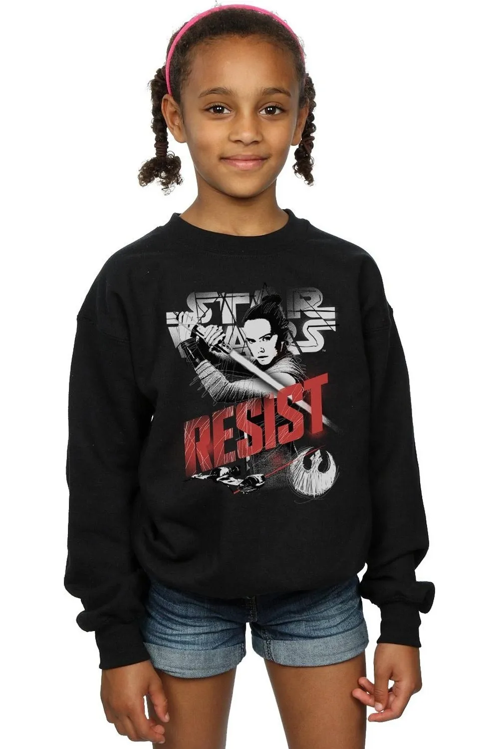 The Last Jedi Rey Resist Sweatshirt 1 The Last Jedi Rey Resist Sweatshirt