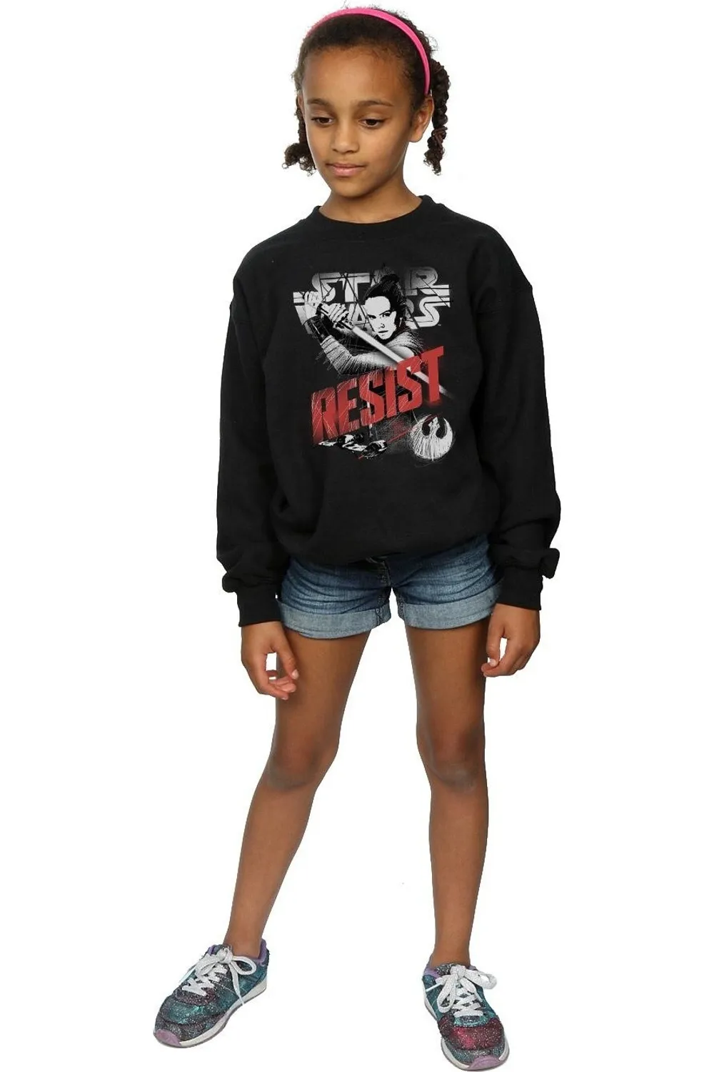 The Last Jedi Rey Resist Sweatshirt 4 The Last Jedi Rey Resist Sweatshirt