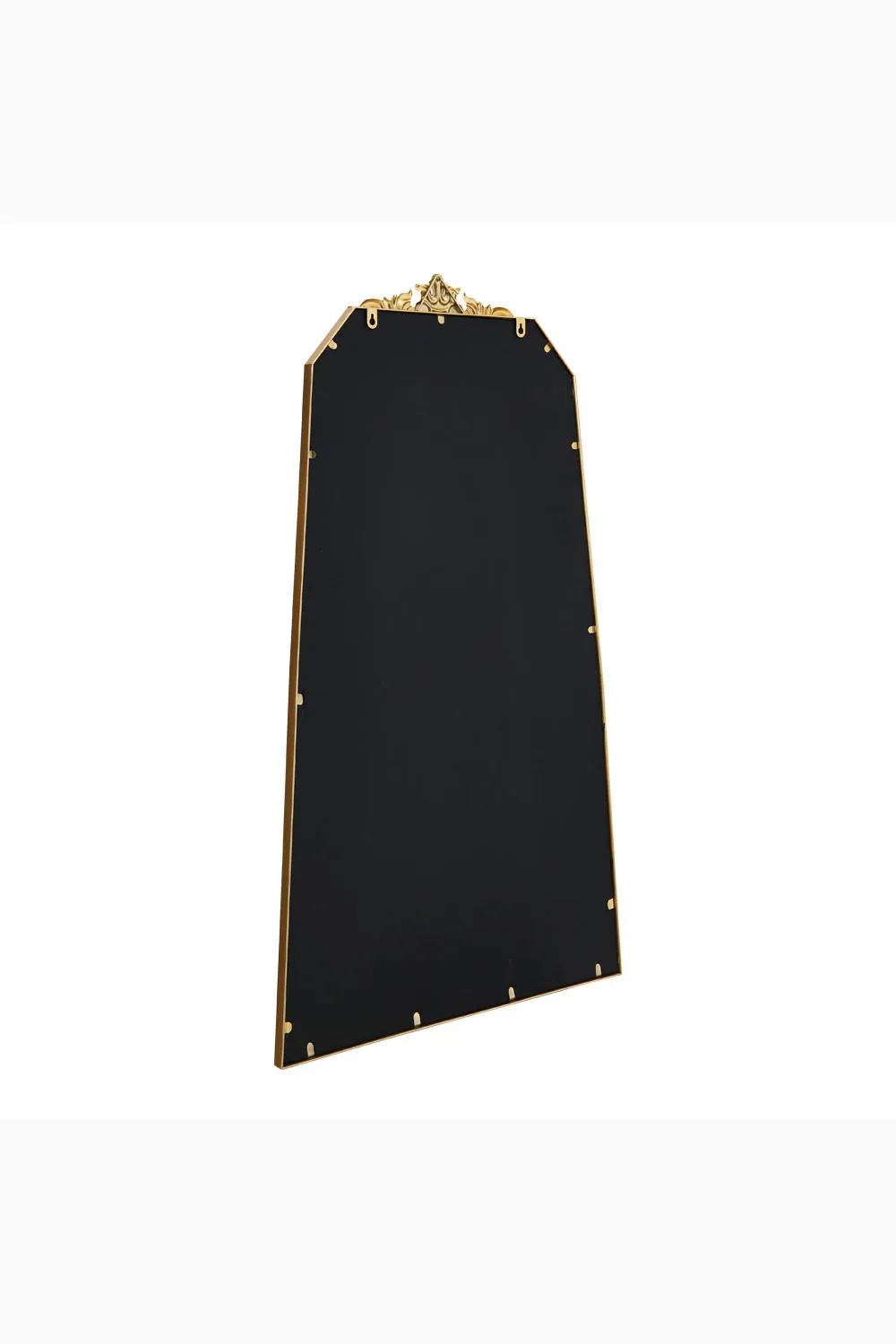 80cm W x 180cm H Gold Wave Carved Metal Framed Decorative Full-Length Mirror 4 80cm W x 180cm H Gold Wave Carved Metal Framed Decorative Full-Length Mirror