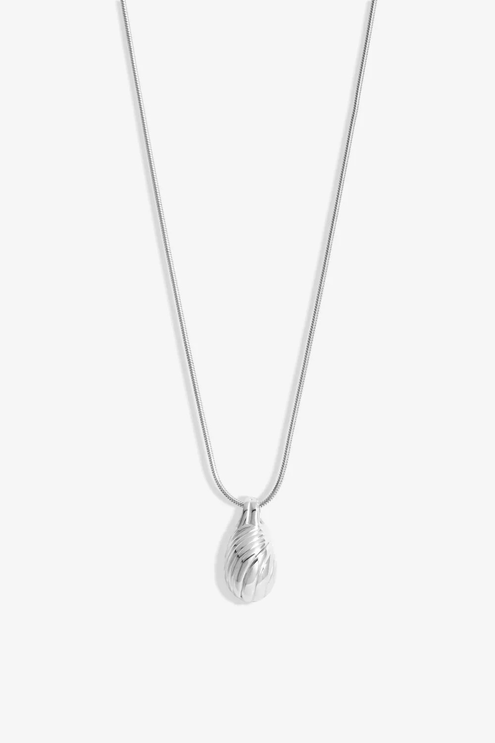 Sterling Silver 925 Textured Nugget Pendant