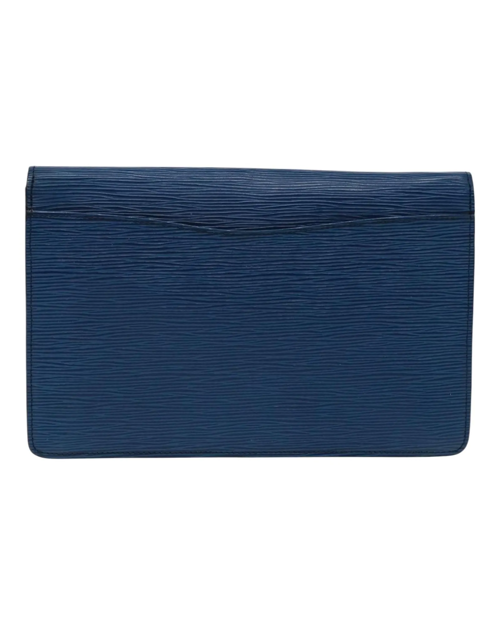 Preloved Epi Leather Clutch- Blue Clutches 2 Preloved Epi Leather Clutch- Blue Clutches
