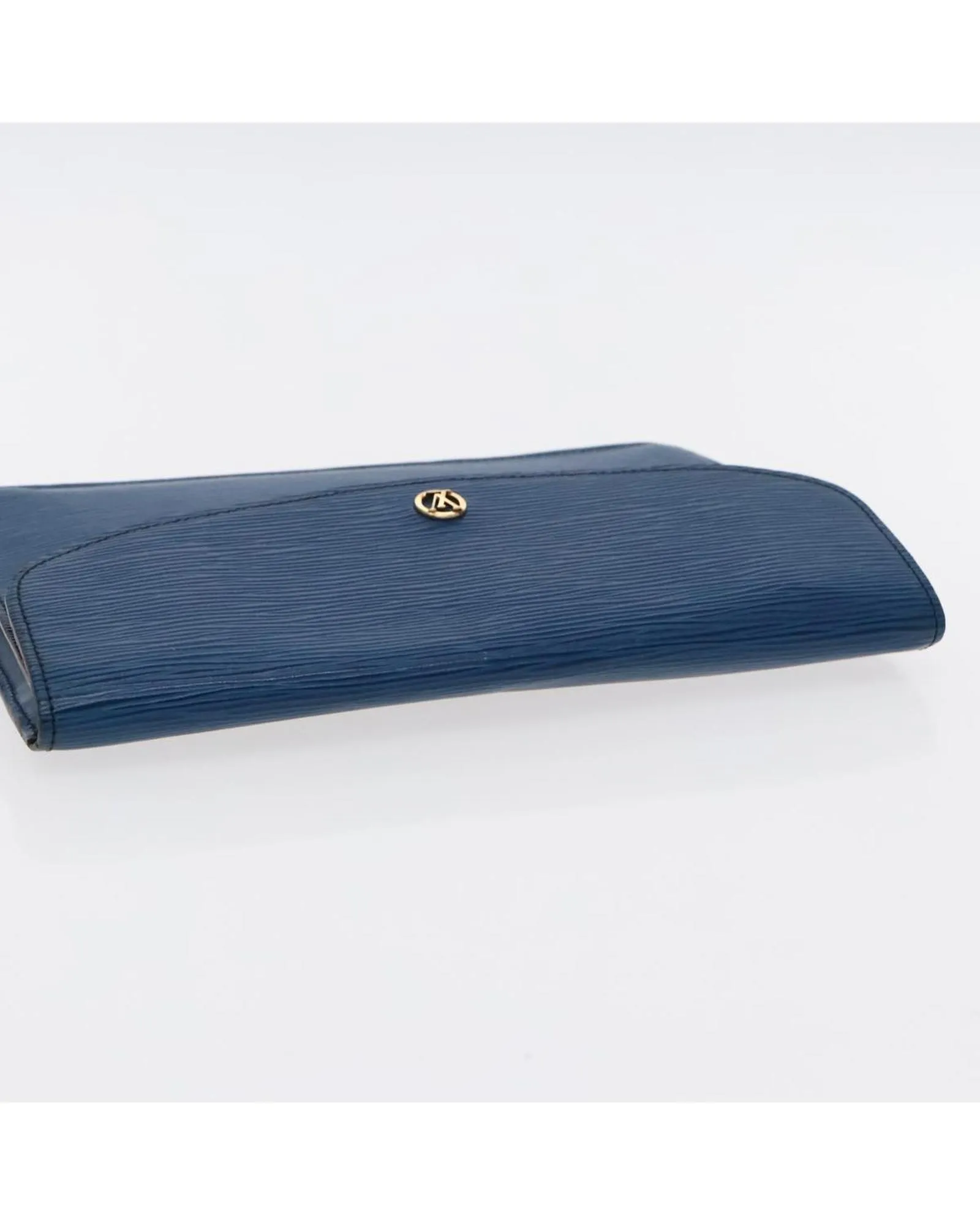 Preloved Epi Leather Clutch- Blue Clutches 6 Preloved Epi Leather Clutch- Blue Clutches