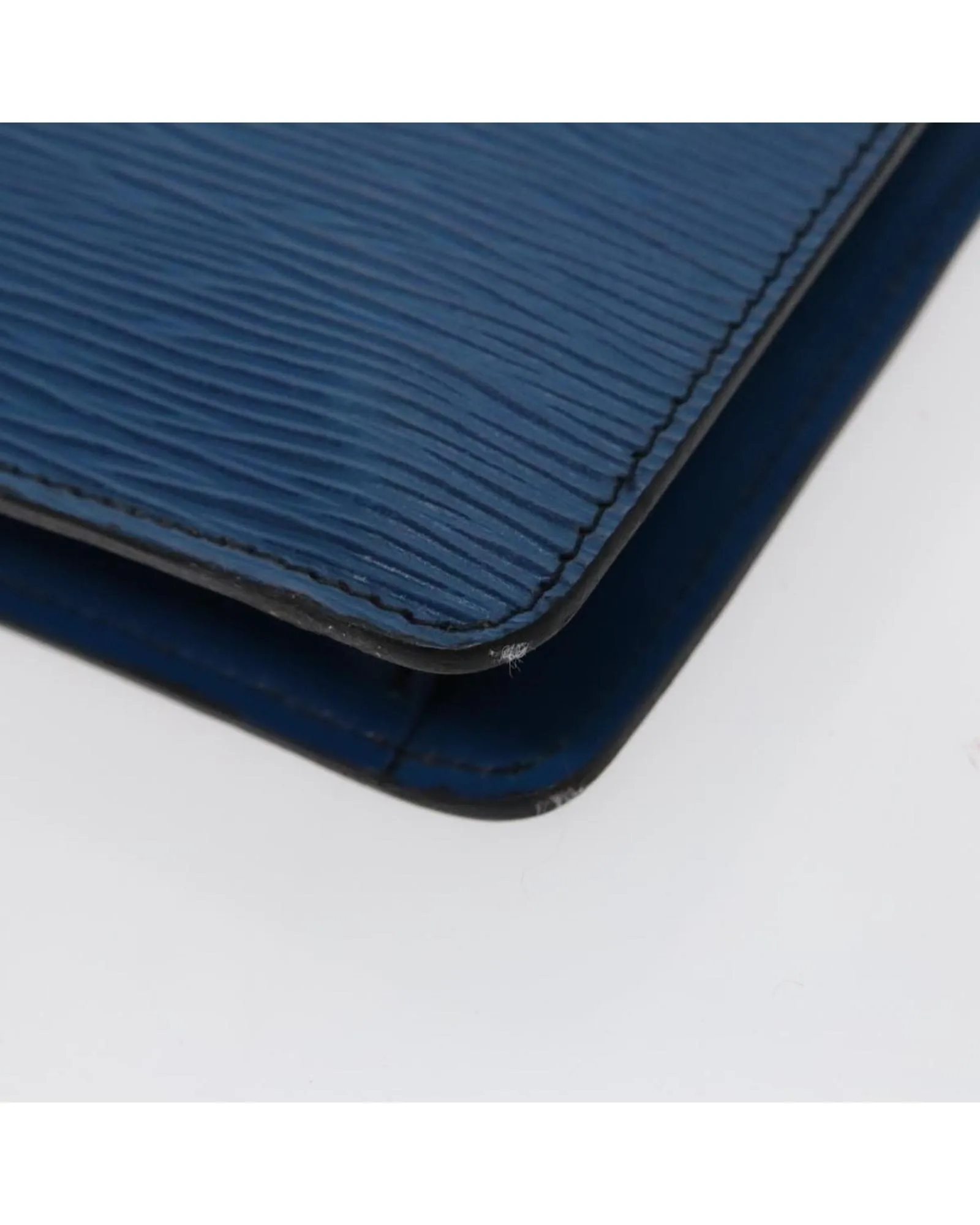 Preloved Epi Leather Clutch- Blue Clutches 8 Preloved Epi Leather Clutch- Blue Clutches