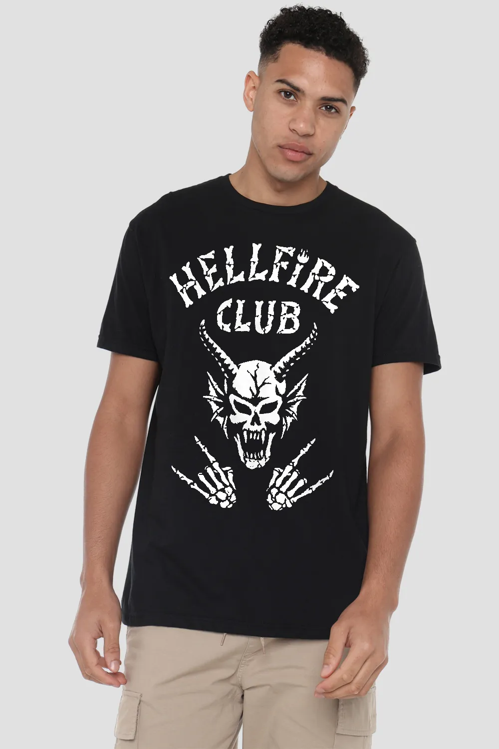 Stranger Things Hellfire Club Bones T-Shirt 1 Stranger Things Hellfire Club Bones T-Shirt