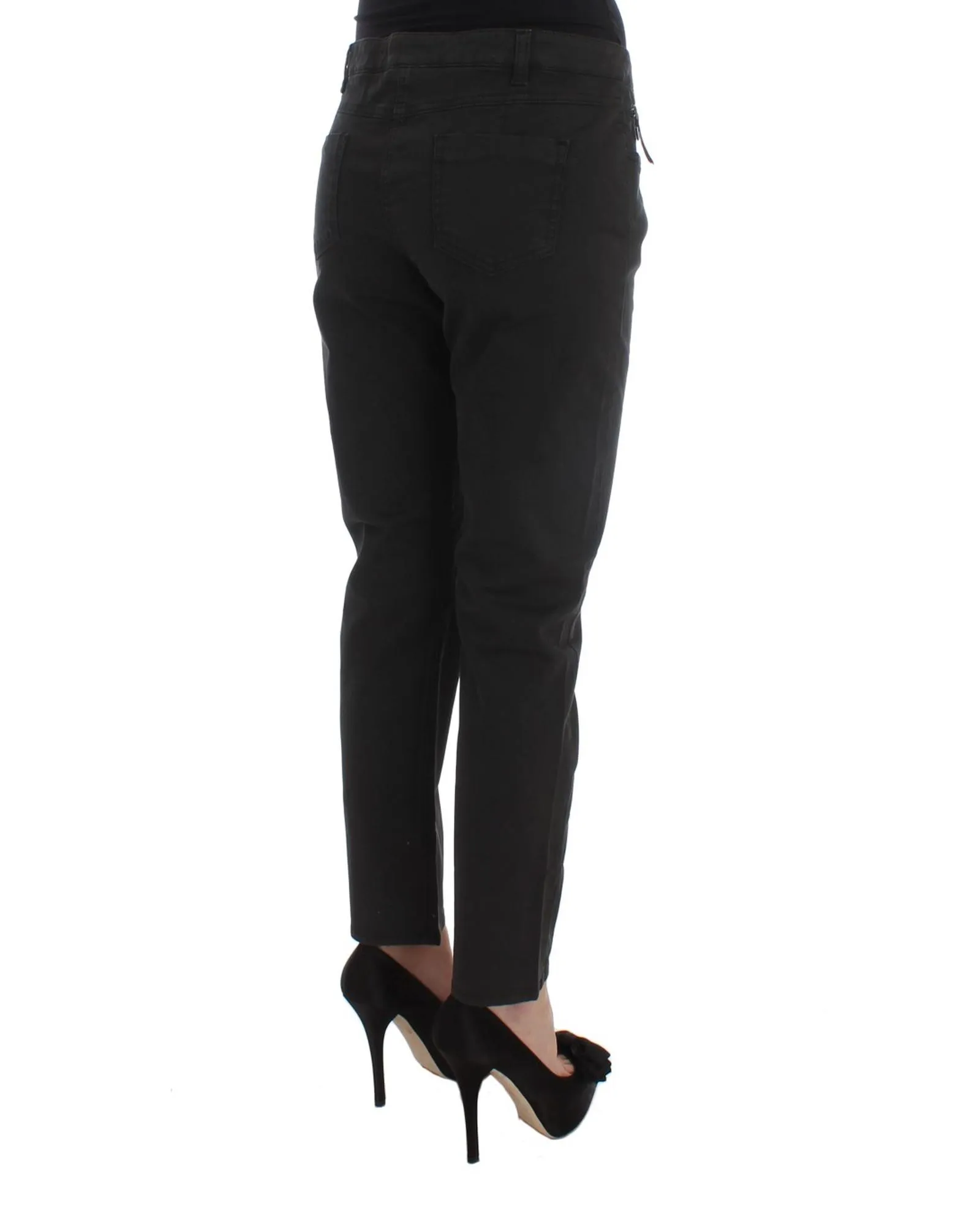 Straight Leg Jeans- Black Jeans 5 Straight Leg Jeans- Black Jeans